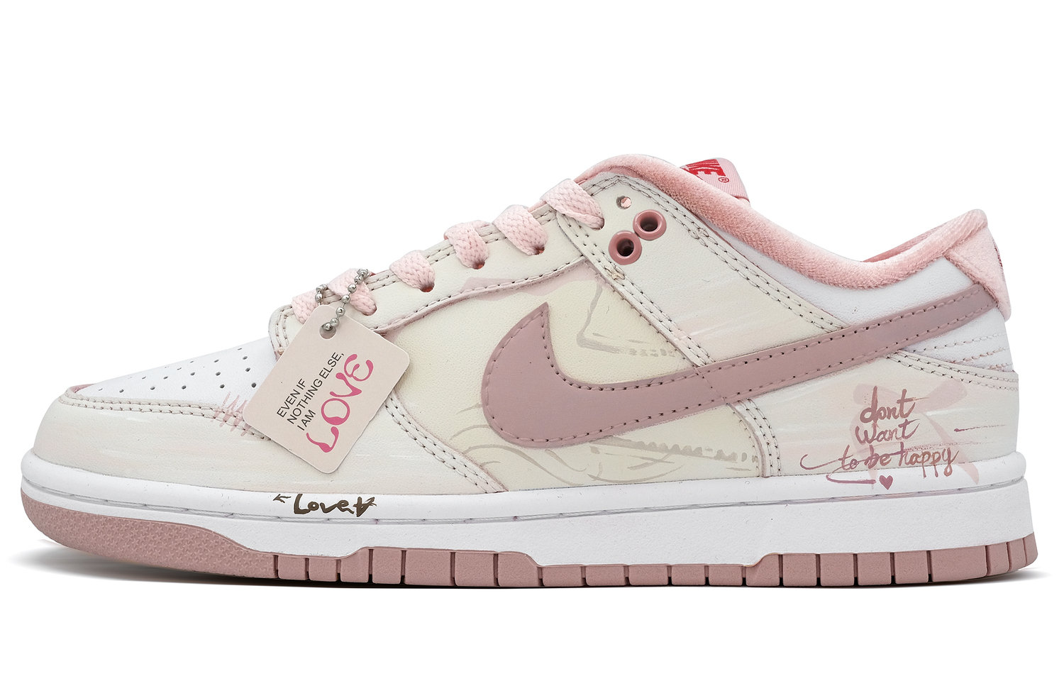 Nike Dunk Pink Velvet низкие детские скейтборд кроссовки ecru для подростков
Nike Dunk Pink Velvet низкие детские скейтборд кроссовки ecru для подростков