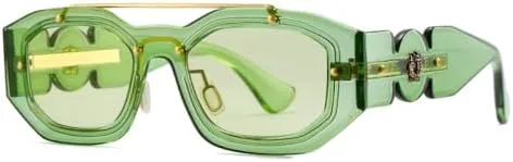 Модные панк-солнцезащитные очки 2027 года для мужчин, винтажные, декоративные, многоугольные, для женщин, весенние, уникальные солнцезащитные очки MTZJH, Green
Модные панк-солнцезащитные очки 2027 года для мужчин, винтажные, декоративные, многоугольные, для женщин, весенние, уникальные солнцезащитные очки MTZJH, Green