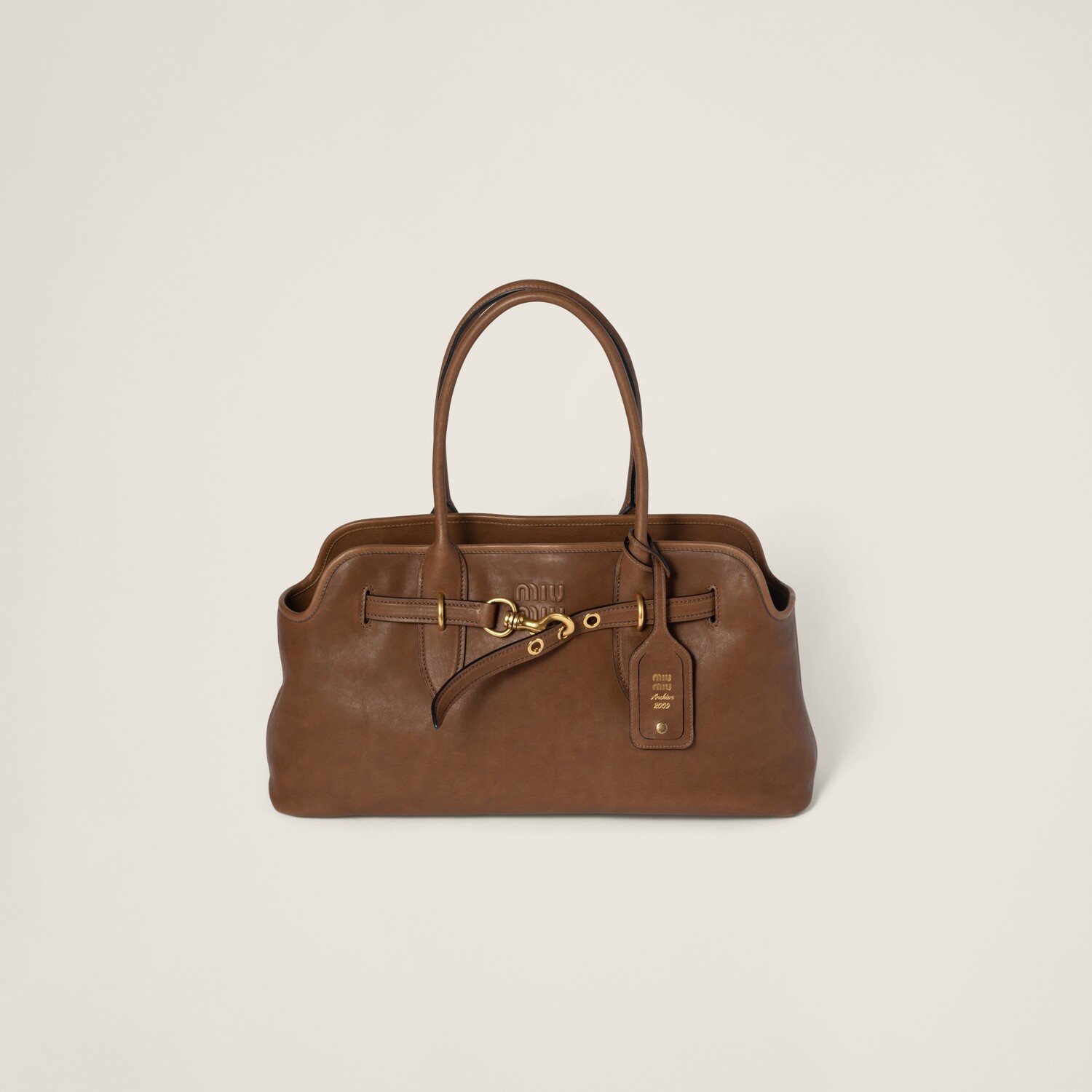 Сумка Aventure из наппы MIU MIU, коричневый
Сумка Aventure из наппы MIU MIU, коричневый