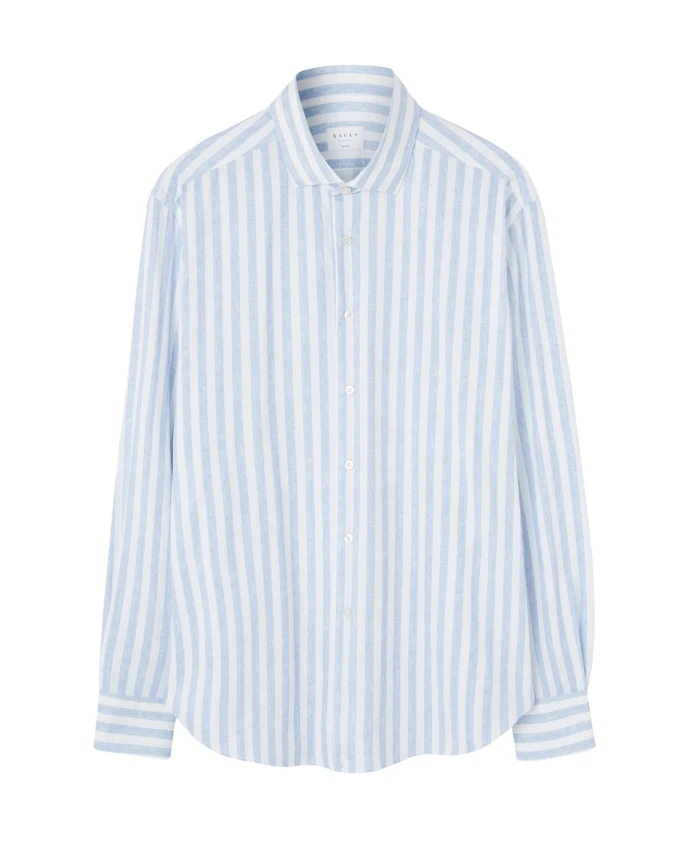 Техническая рубашка в синюю полоску Xacus, синий
Техническая рубашка в синюю полоску Xacus, синий