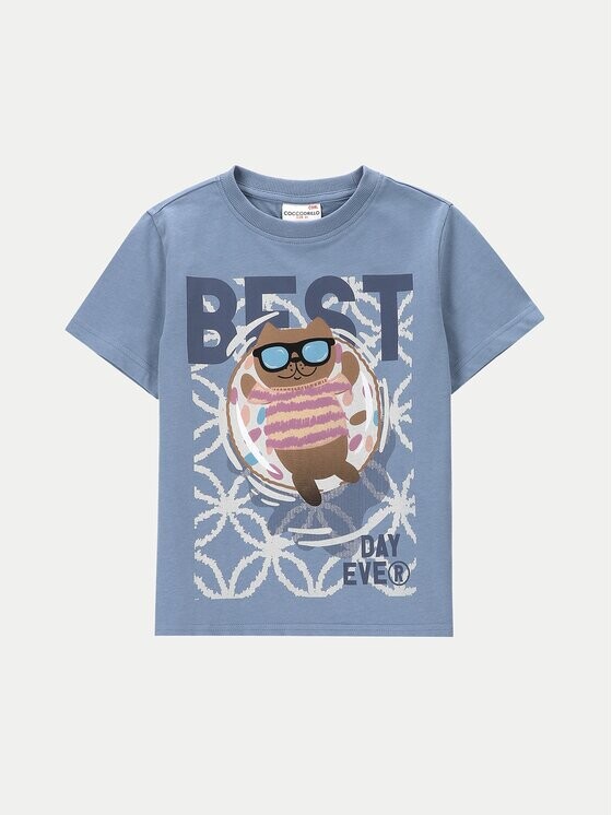 Футболка стандартного кроя Coccodrillo, синий
Футболка стандартного кроя Coccodrillo, синий