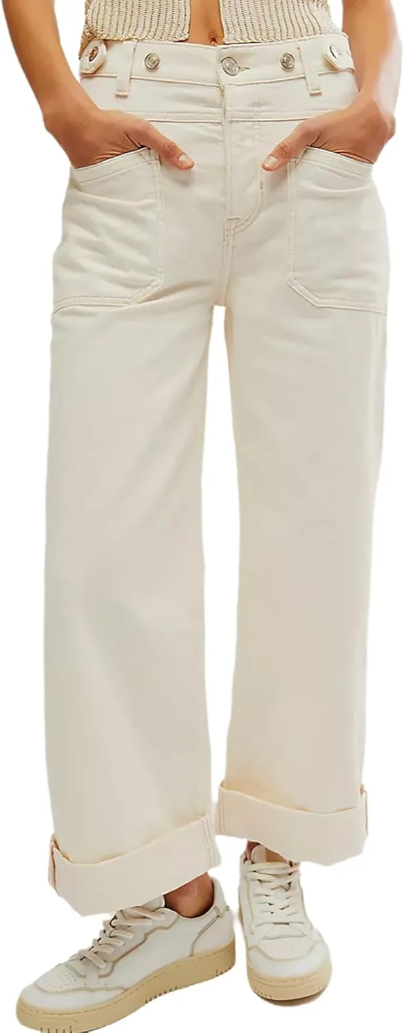 Женские джинсы-бойфренды с карманами Xadsfeel
Женские джинсы-бойфренды с карманами Xadsfeel