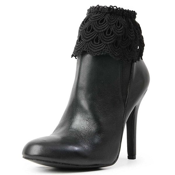 Гетры Grazyna с кружевом Memoi, Black
Гетры Grazyna с кружевом Memoi, Black