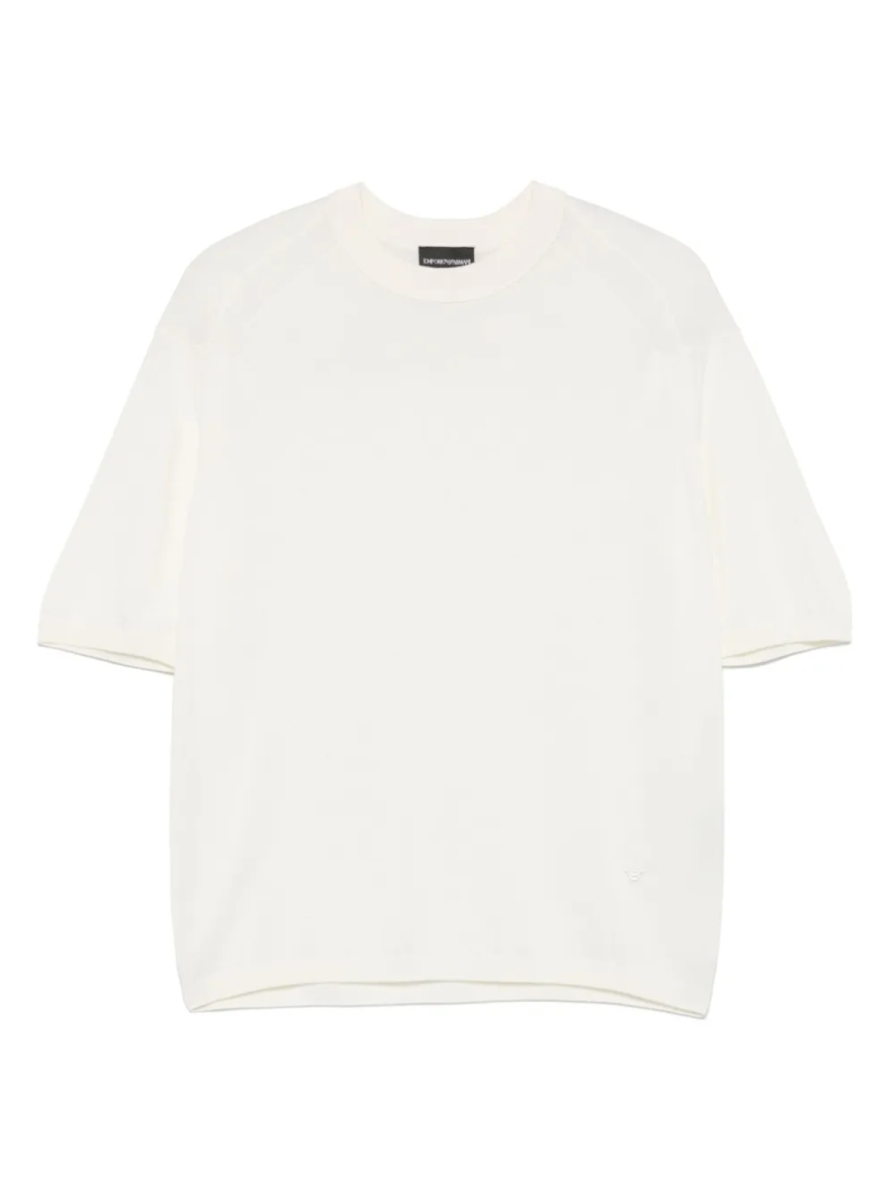 Футболка тонкой вязки Emporio Armani, нейтральный 
Футболка тонкой вязки Emporio Armani, нейтральный