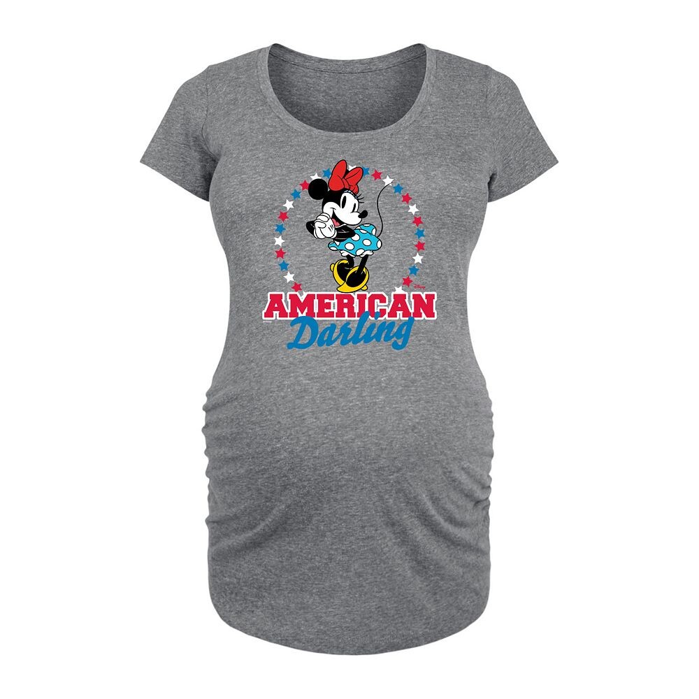 Футболка с рисунком «Минни Маус» для беременных Disney's Darling American Darling, цвет Heather Gray
Футболка с рисунком «Минни Маус» для беременных Disney's Darling American Darling, цвет Heather Gray