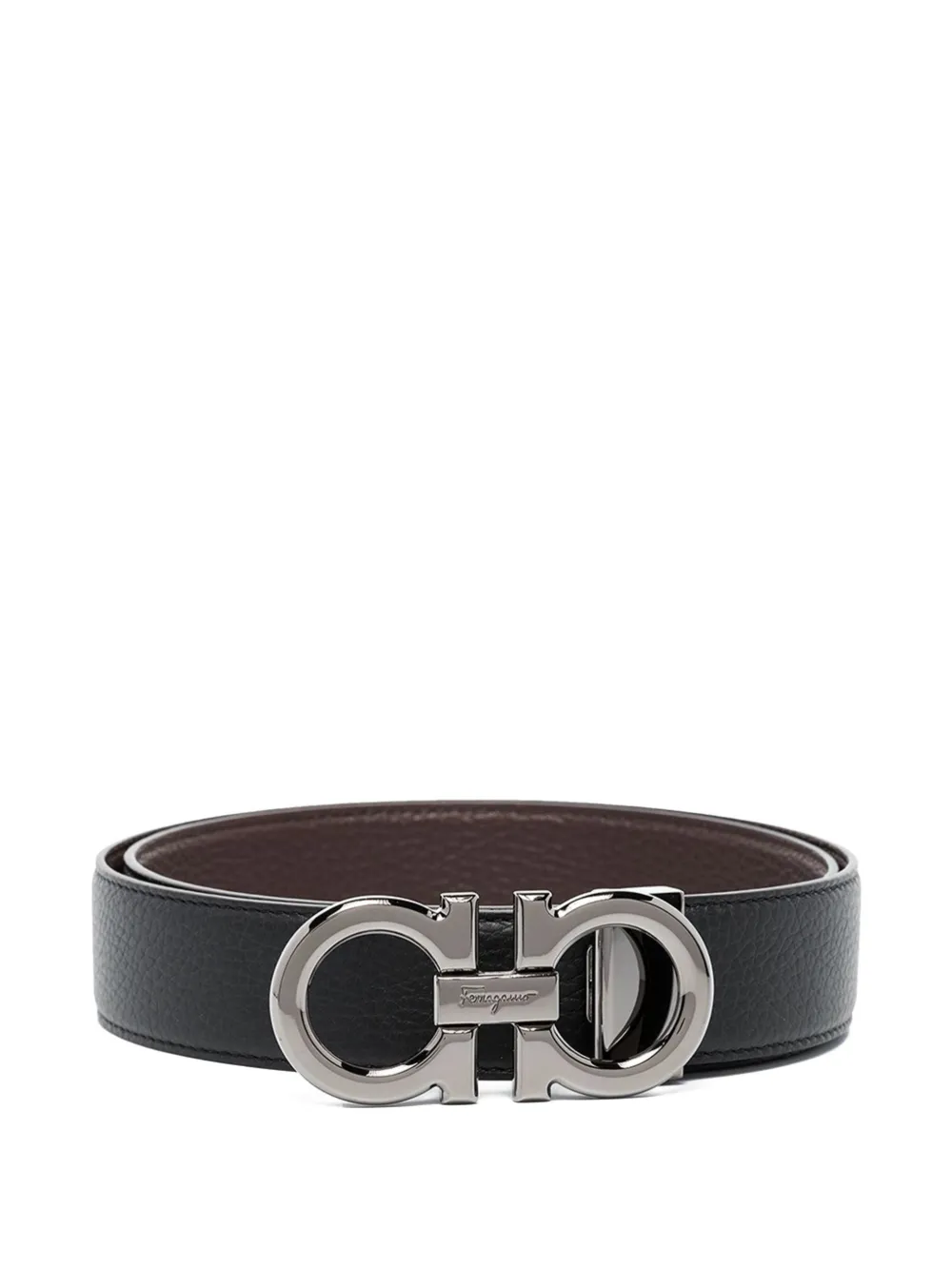 Ремень с пряжкой-логотипом Ferragamo, черный
Ремень с пряжкой-логотипом Ferragamo, черный