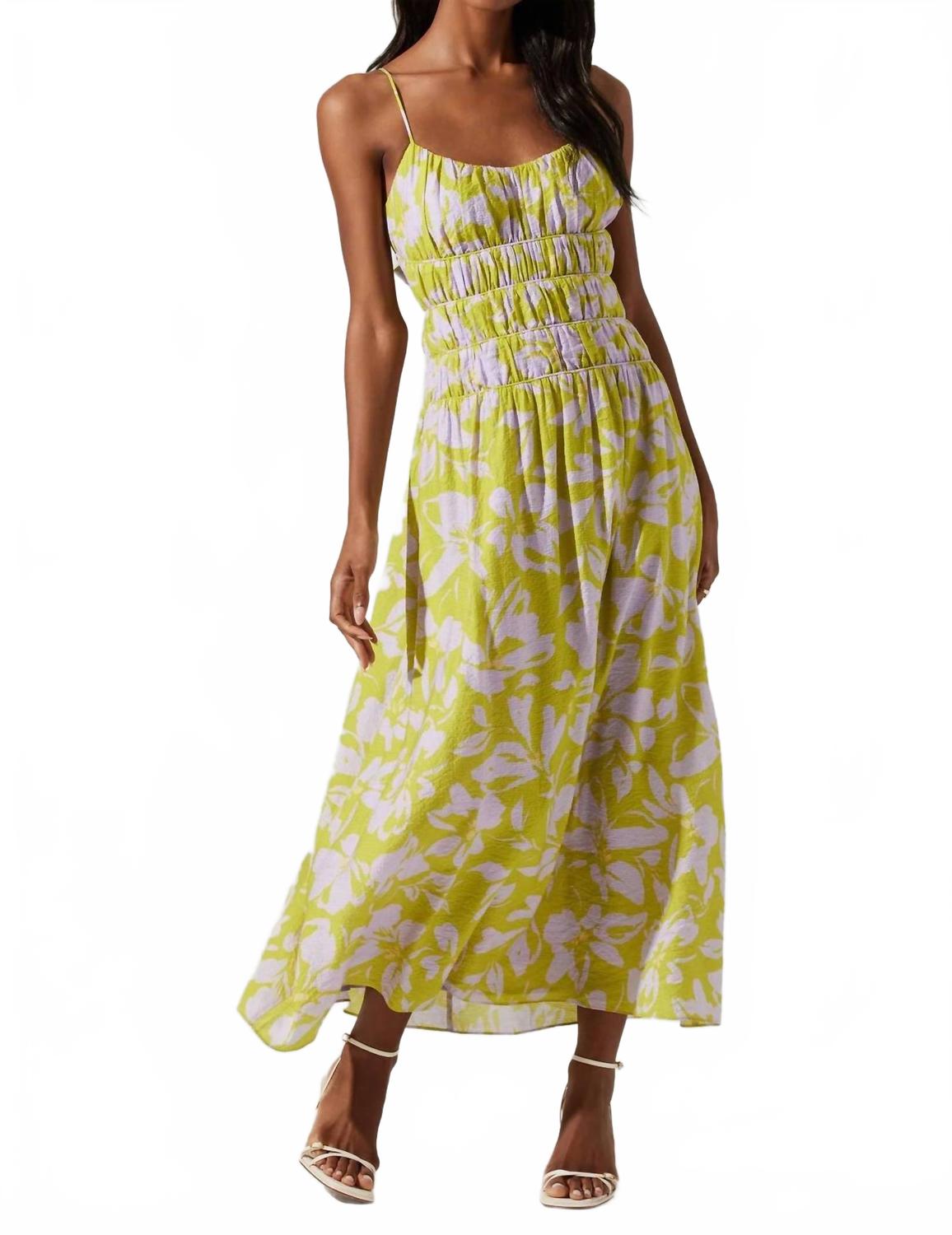 Платье Andrina в лилово-лаймовом цветочном принте ASTR
Платье Andrina в лилово-лаймовом цветочном принте ASTR