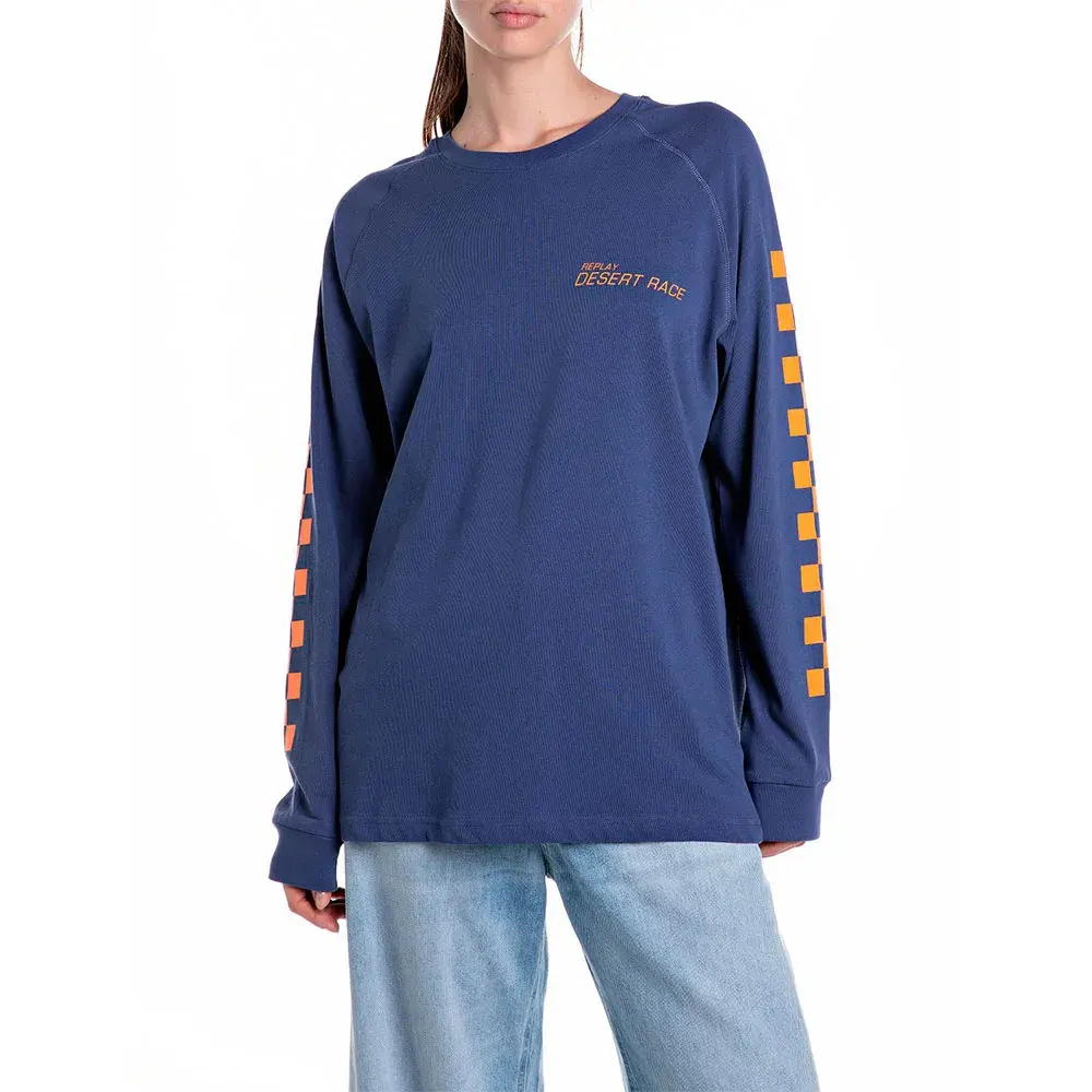 Лонгслив Replay W3393.000.23792P, синий
Лонгслив Replay W3393.000.23792P, синий