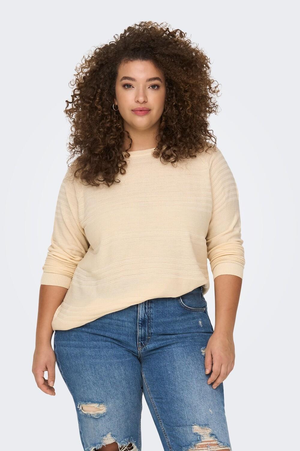 Легкий свитер с фактурой Only Curve, бежевый
Легкий свитер с фактурой Only Curve, бежевый