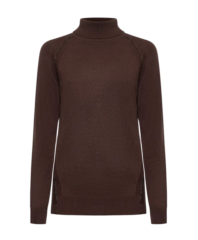 Незаменимый свитер с высоким воротником Silvian Heach, коричневый
Незаменимый свитер с высоким воротником Silvian Heach, коричневый