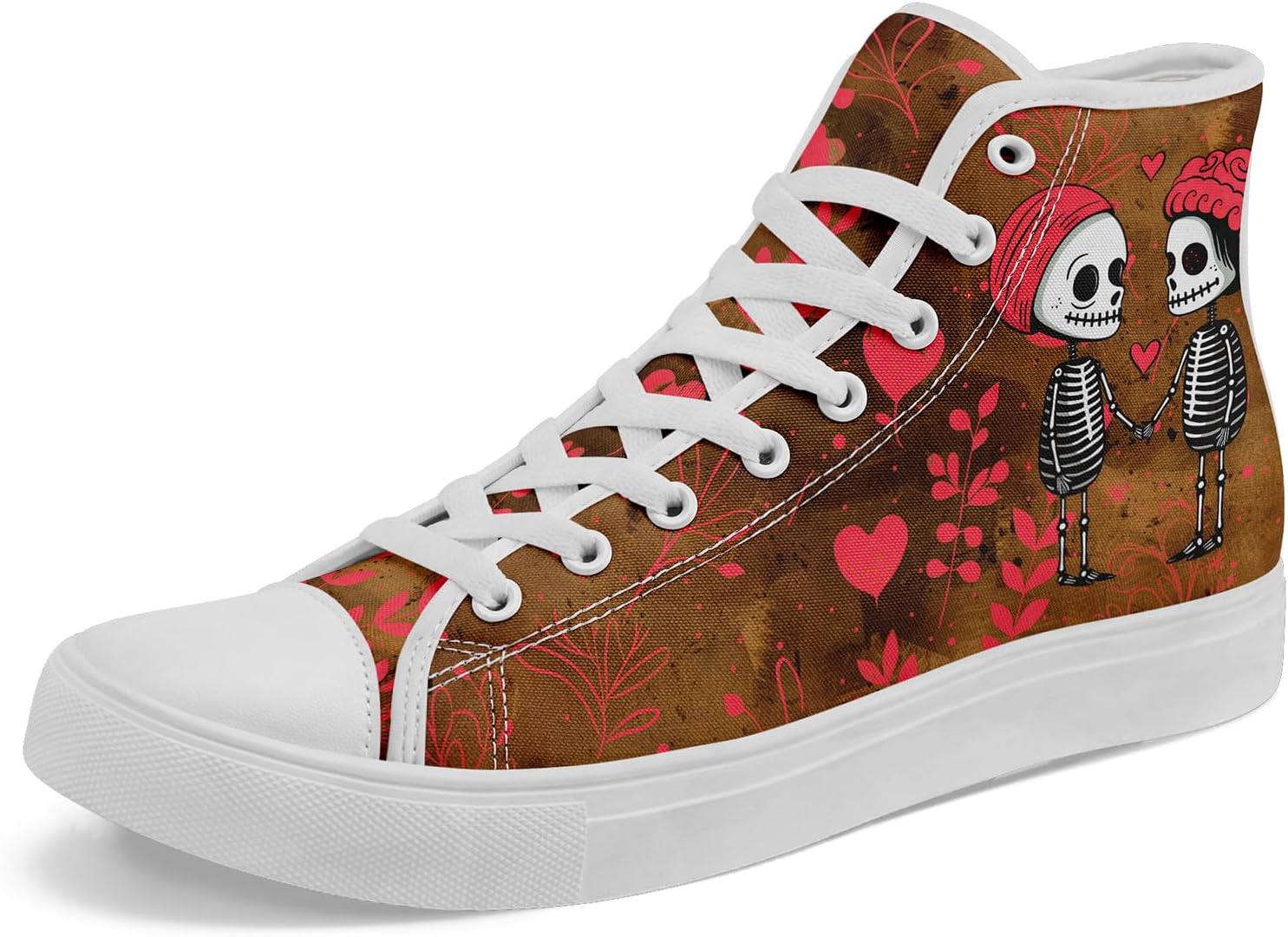 Высокие кеды для мужчин и женщин - романтический дизайн, стильные повседневные кроссовки для прогулок, модный подарок для любимого Coolcustomize, коричневый
Высокие кеды для мужчин и женщин - романтический дизайн, стильные повседневные кроссовки для прогулок, модный подарок для любимого Coolcustomize, коричневый