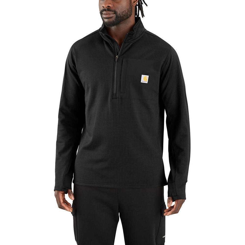 Футболка Force Relaxed Fit с воротником-стойкой и полузастежкой-молнией Carhartt, черный
Футболка Force Relaxed Fit с воротником-стойкой и полузастежкой-молнией Carhartt, черный