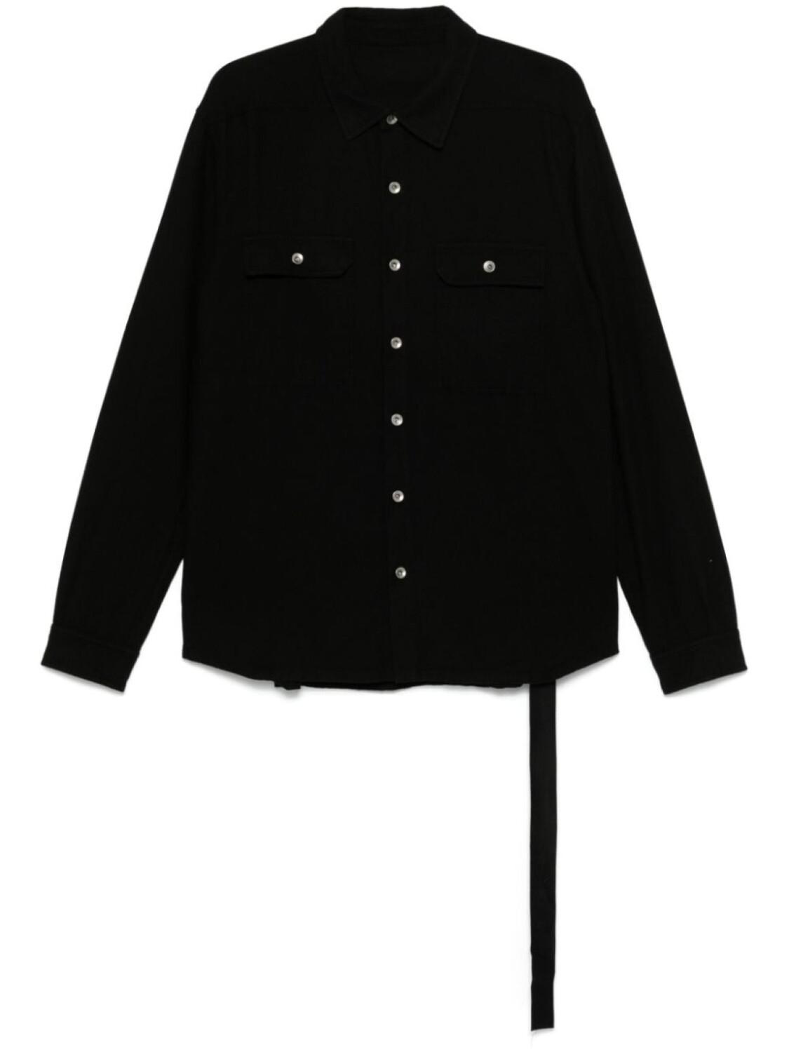 Рубашка из органического хлопка Rick Owens DRKSHDW, черный
Рубашка из органического хлопка Rick Owens DRKSHDW, черный