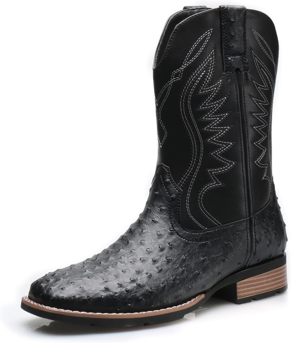 Мужские ковбойские сапоги с вышивкой, квадратный носок, из искусственной кожи PU, ретро, с высоким каблуком-блоком, без шнуровки, устойчивые к скольжению, классические винтажные западные ботинки-рыцари Generic, черный
Мужские ковбойские сапоги с вышивкой, квадратный носок, из искусственной кожи PU, ретро, с высоким каблуком-блоком, без шнуровки, устойчивые к скольжению, классические винтажные западные ботинки-рыцари Generic, черный