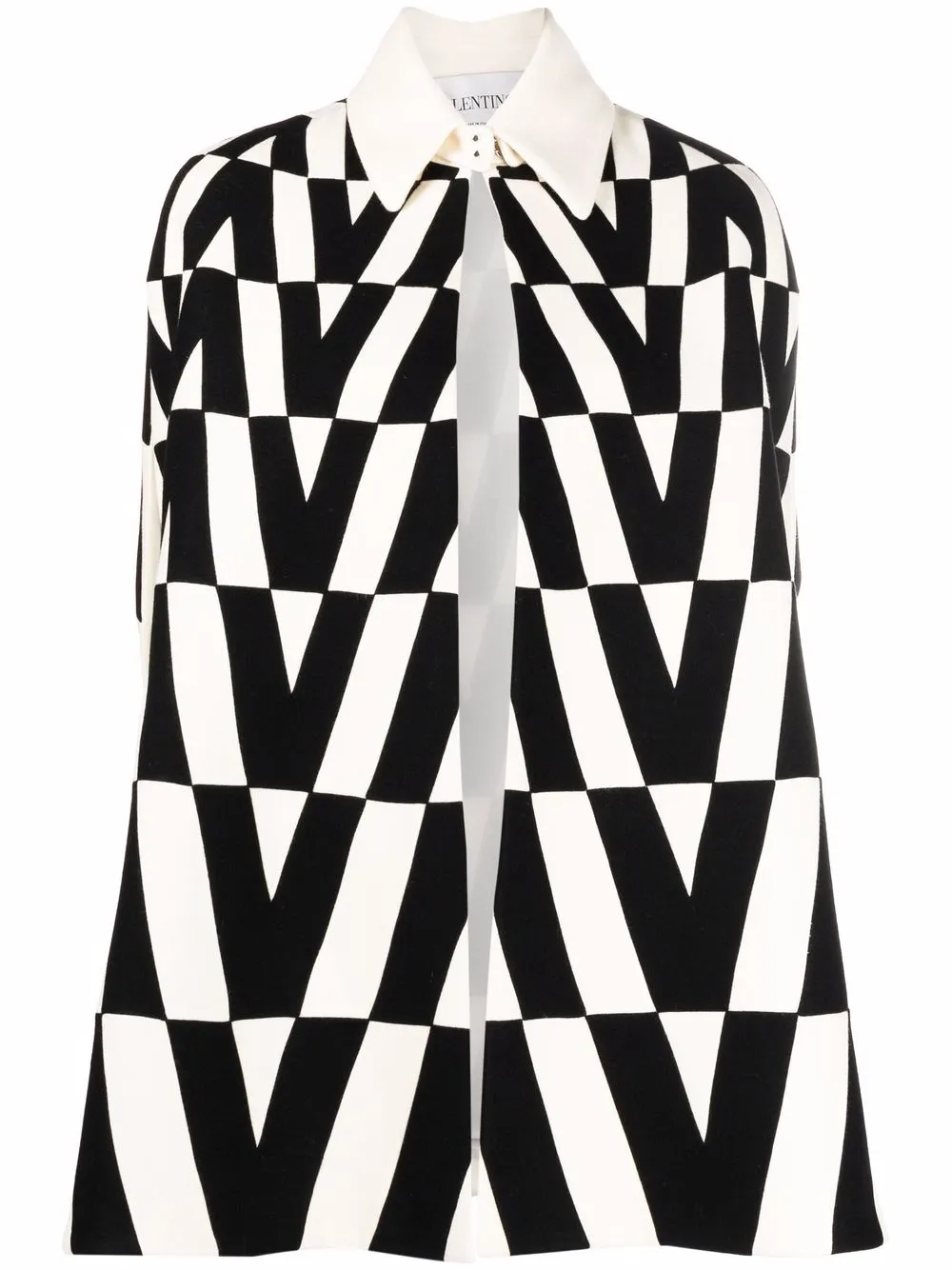 Шерстяной кейп с монограммой Valentino Garavani, черный
Шерстяной кейп с монограммой Valentino Garavani, черный