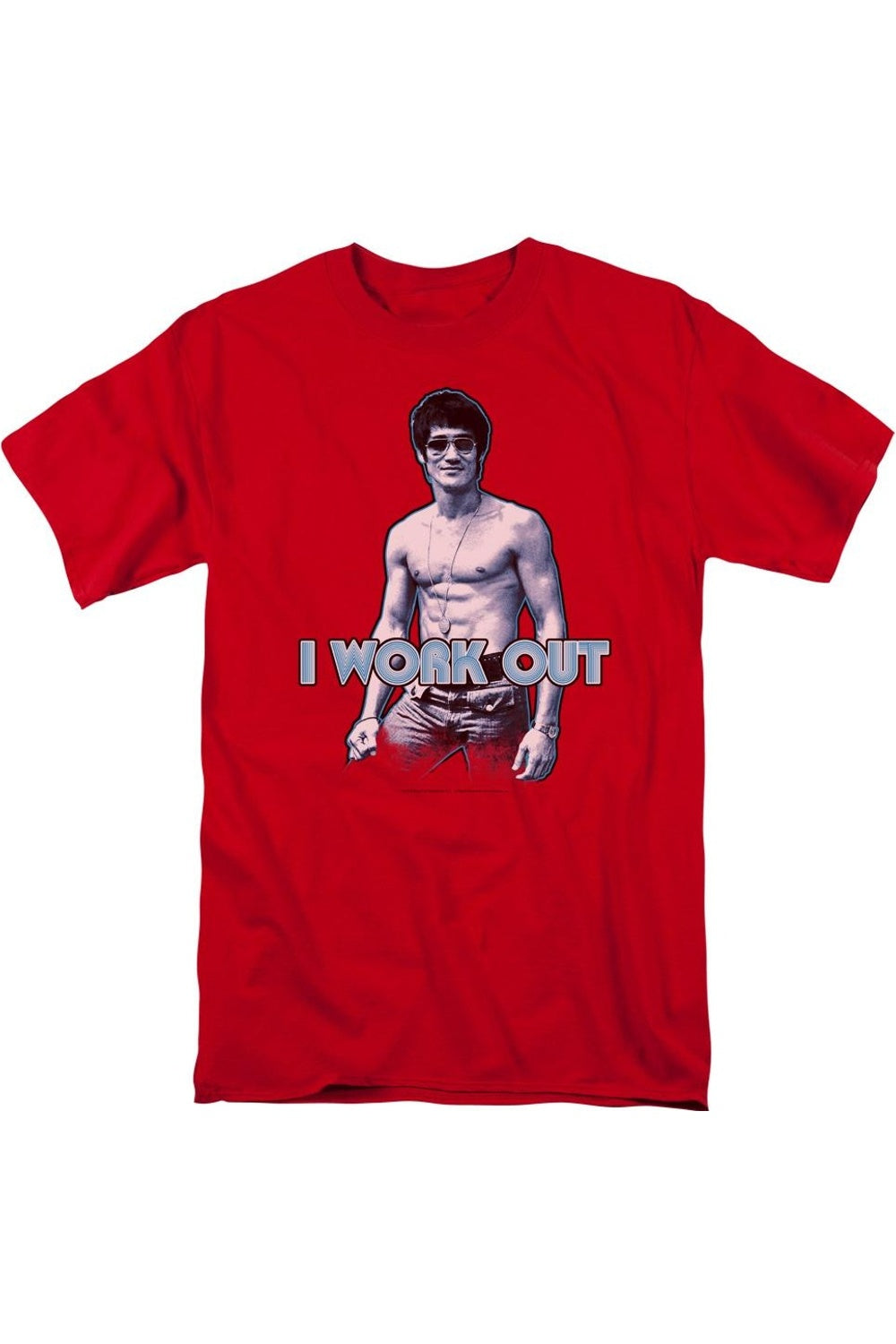 Футболка с коротким рукавом для взрослых с надписью «Bruce Lee Lee Works Out» Gildan, красный
Футболка с коротким рукавом для взрослых с надписью «Bruce Lee Lee Works Out» Gildan, красный