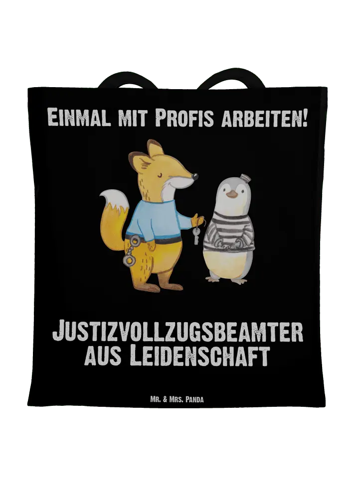 Сумка для переноски Mr & Mrs Panda Justizvollzugsbeamter Leidenschaft, черный
Сумка для переноски Mr & Mrs Panda Justizvollzugsbeamter Leidenschaft, черный