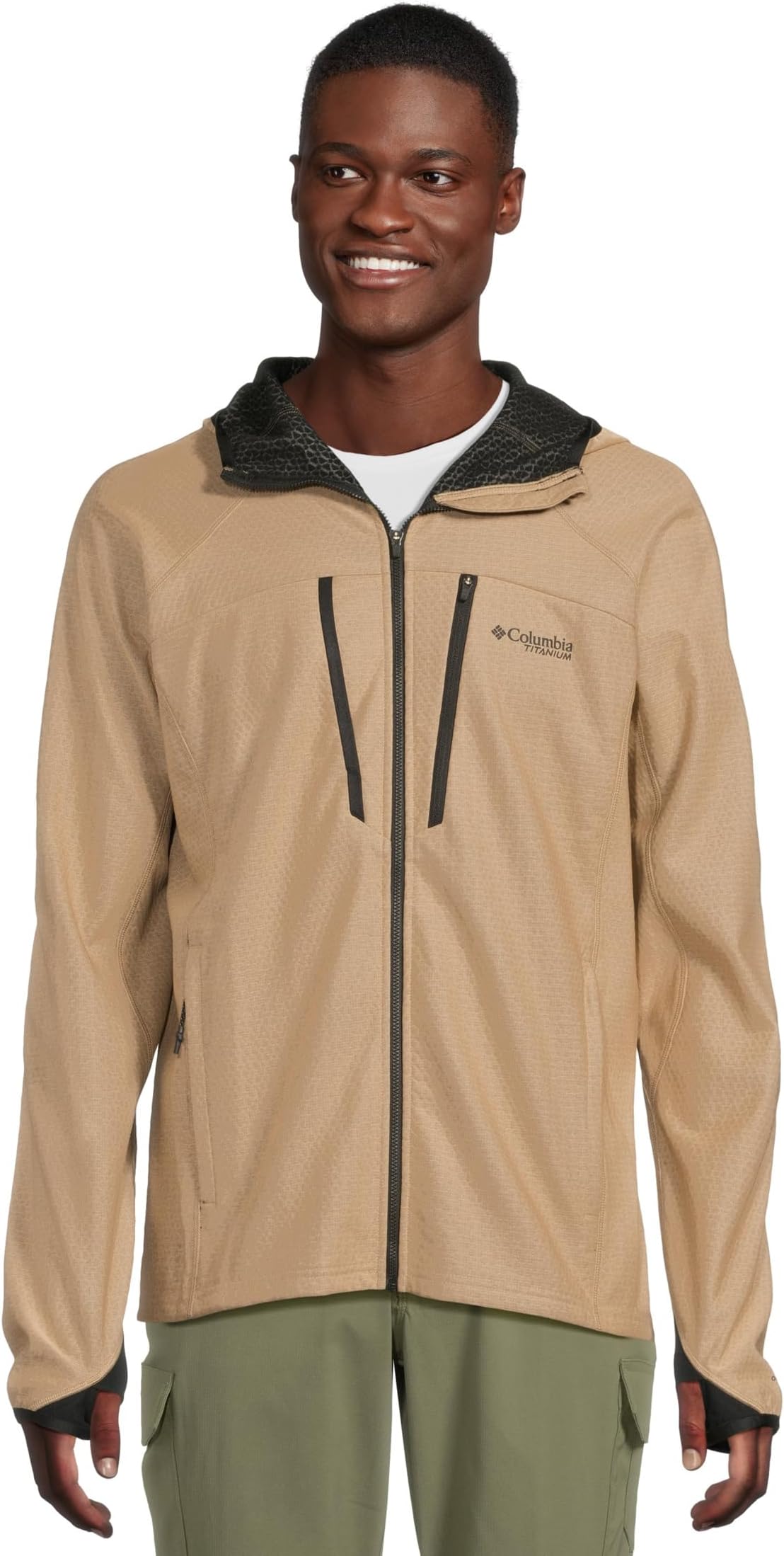 Толстовка Columbia Arctic Crest Bonded Full Zip, цвет Canoe/Black 
Толстовка Columbia Arctic Crest Bonded Full Zip, цвет Canoe/Black