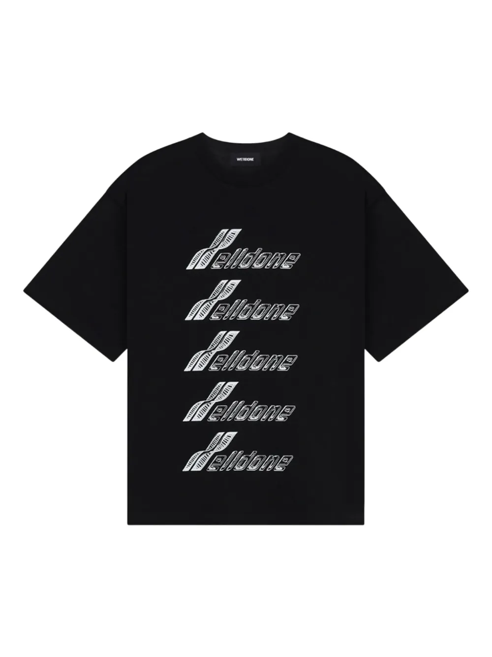 Футболка с принтом логотипа We11done, черный
Футболка с принтом логотипа We11done, черный