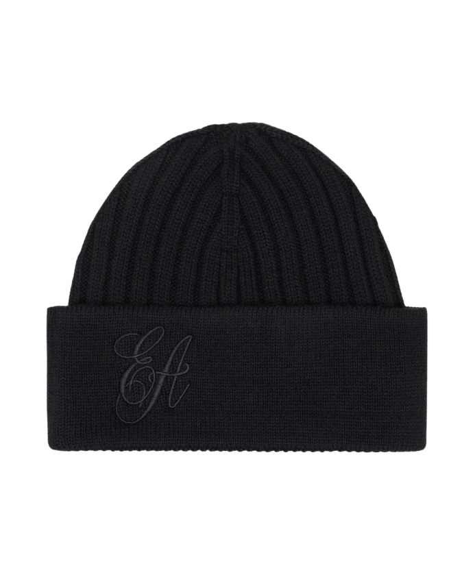 Шерстяная шапка в рубчик с фирменной вышивкой. Emporio Armani, черный
Шерстяная шапка в рубчик с фирменной вышивкой. Emporio Armani, черный