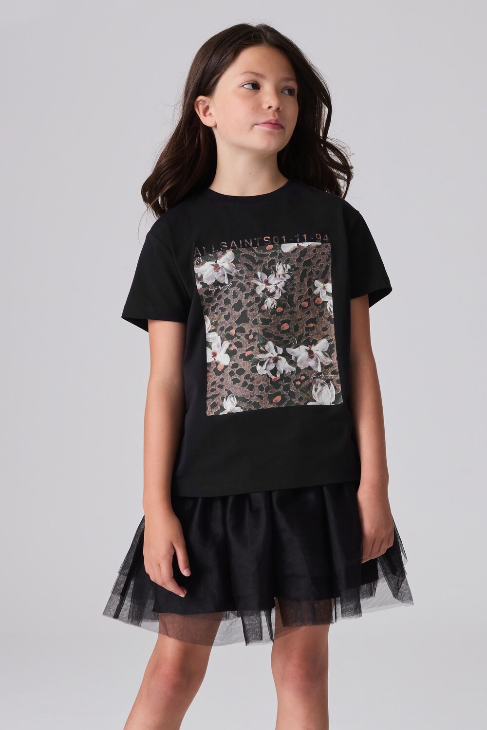 Футболка с принтом для девочек, 100% хлопок Smallsaints, черный
Футболка с принтом для девочек, 100% хлопок Smallsaints, черный