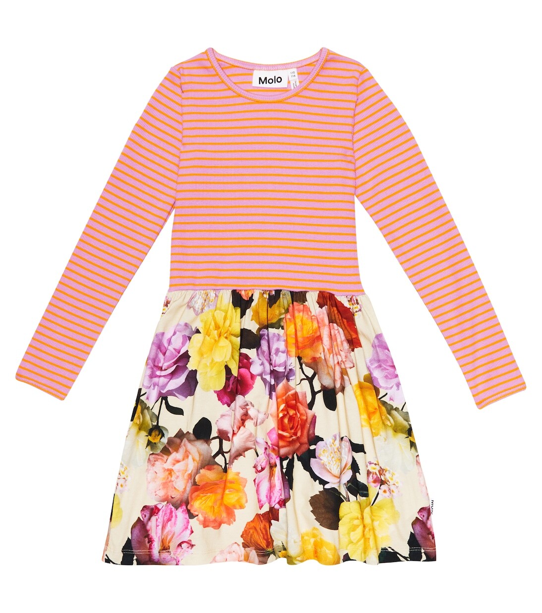 Полосатое платье Cassie из смесового хлопка с цветочным принтом Molo, разноцветный
Полосатое платье Cassie из смесового хлопка с цветочным принтом Molo, разноцветный