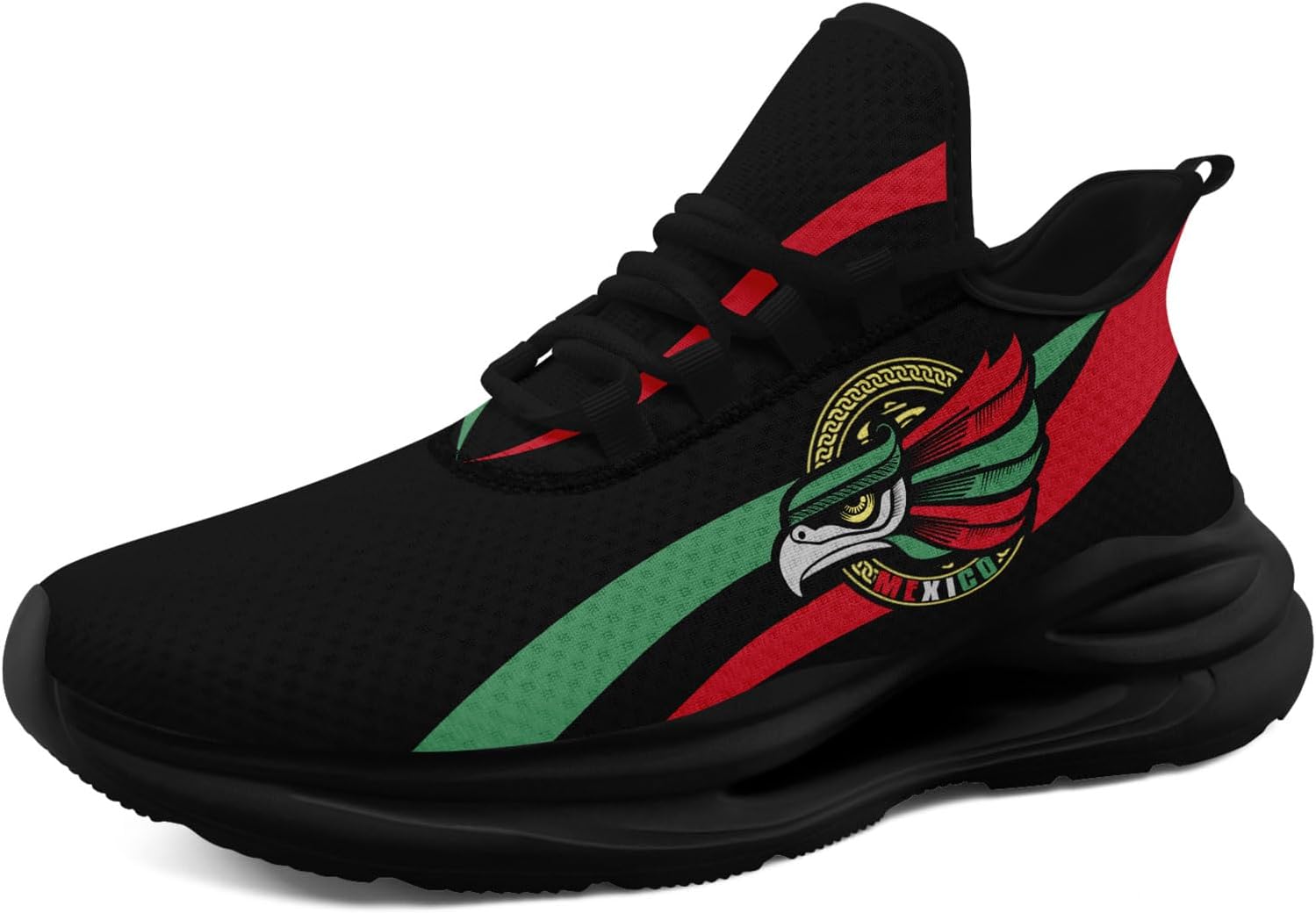 Мужские кроссовки с флагом Мексики, легкие спортивные кроссовки с патриотическим мексиканским орлом, удобная спортивная обувь для женщин Awsole, красный
Мужские кроссовки с флагом Мексики, легкие спортивные кроссовки с патриотическим мексиканским орлом, удобная спортивная обувь для женщин Awsole, красный