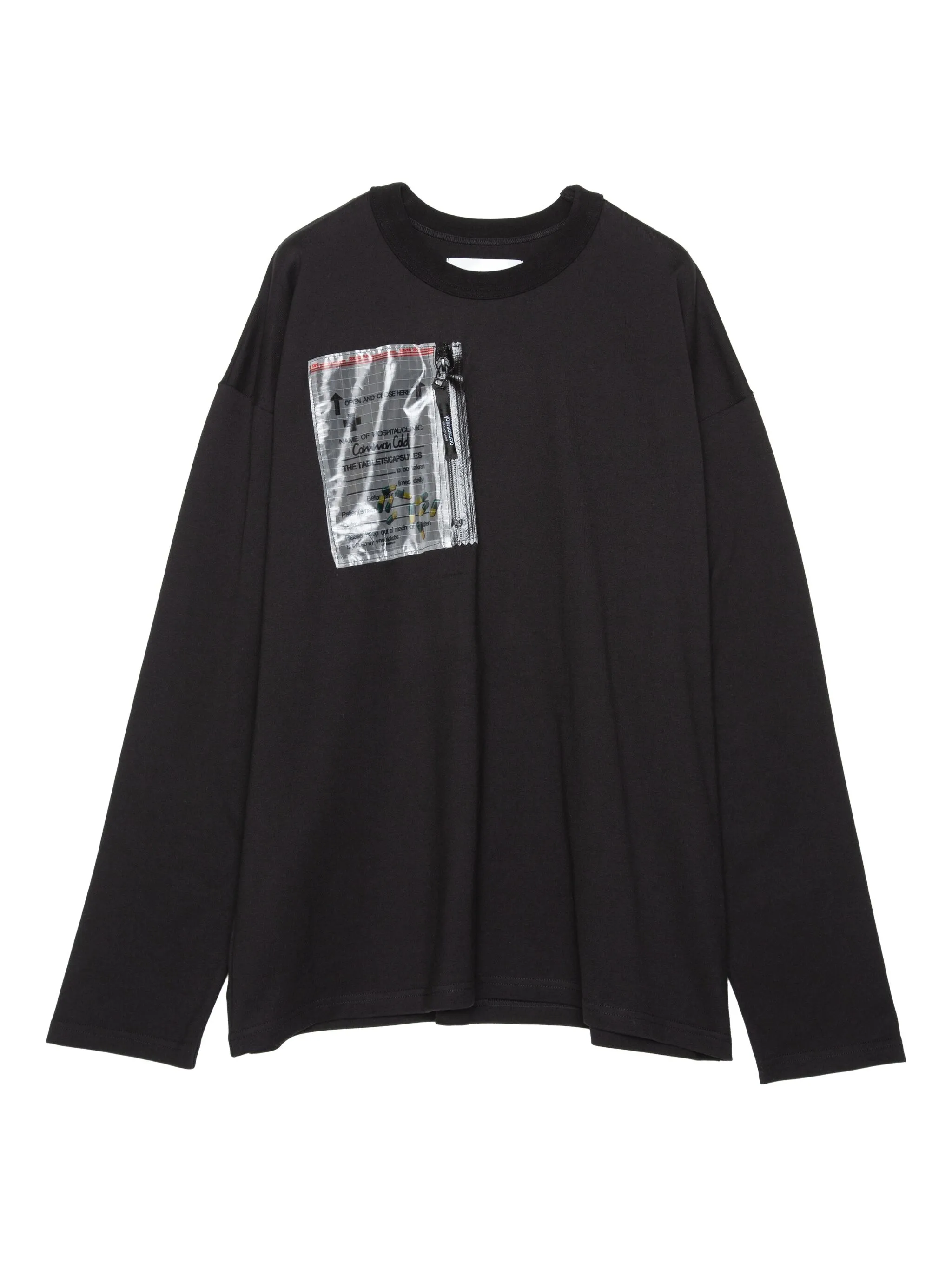 Футболка на молнии с длинными рукавами Yoshiokubo, черный
Футболка на молнии с длинными рукавами Yoshiokubo, черный