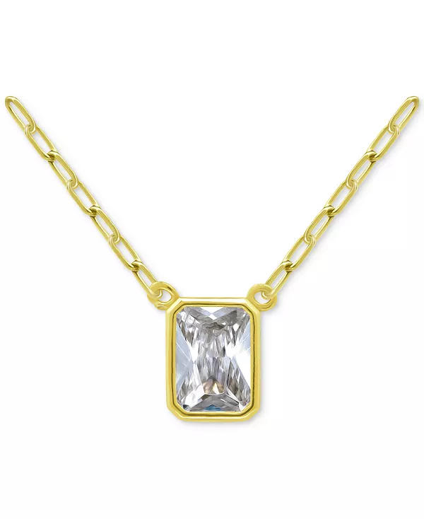 Ожерелье с подвеской-солитером из кубического циркония с восьмиугольной оправой, 16 дюймов + 2 дюйма, создано для Macy's Giani Bernini, gold
Ожерелье с подвеской-солитером из кубического циркония с восьмиугольной оправой, 16 дюймов + 2 дюйма, создано для Macy's Giani Bernini, gold