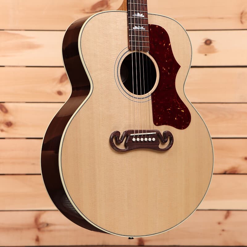Акустическая гитара Gibson SJ-200 Studio Rosewood - Antique Natural - 21633039 - PLEK'd
Акустическая гитара Gibson SJ-200 Studio Rosewood - Antique Natural - 21633039 - PLEK'd