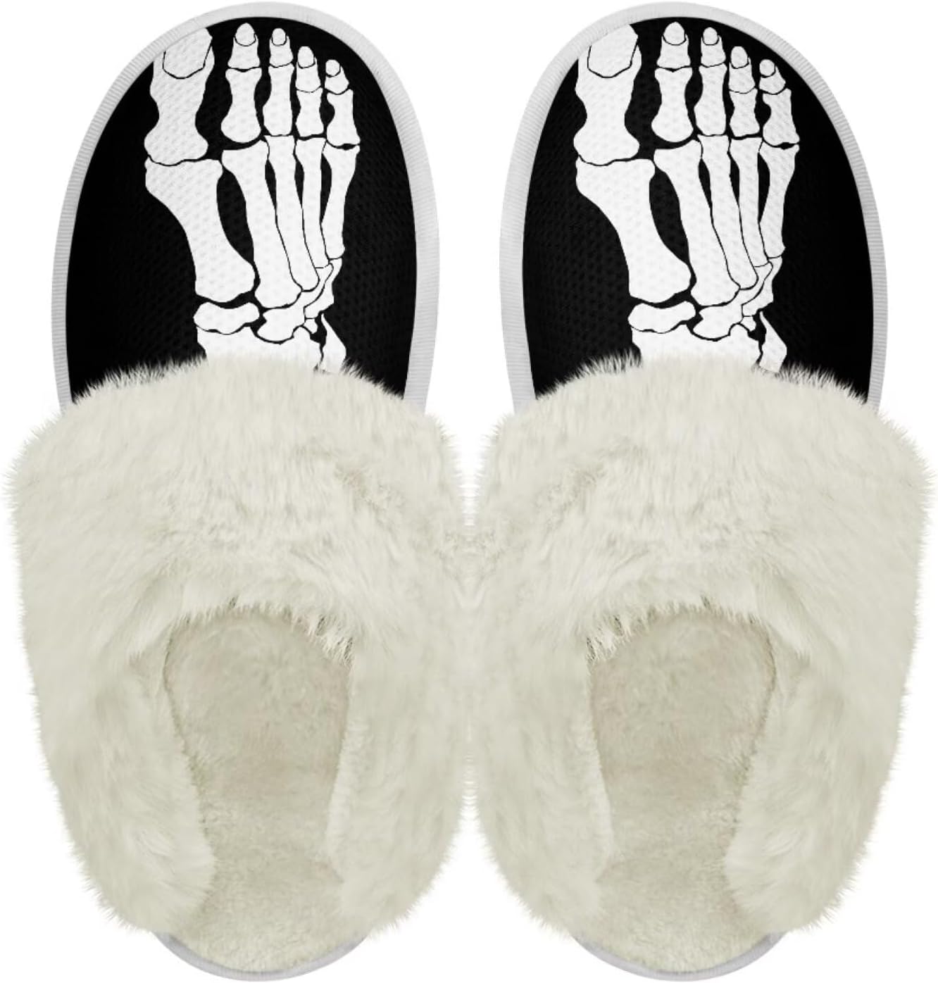 Тапочки chaqlin Fuzzy из плюша для женщин и мужчин, мягкие, комфортные, легкие, из фланели с меховой отделкой, с нескользящей водонепроницаемой подошвой для дома и улицы, Skeleton
Тапочки chaqlin Fuzzy из плюша для женщин и мужчин, мягкие, комфортные, легкие, из фланели с меховой отделкой, с нескользящей водонепроницаемой подошвой для дома и улицы, Skeleton