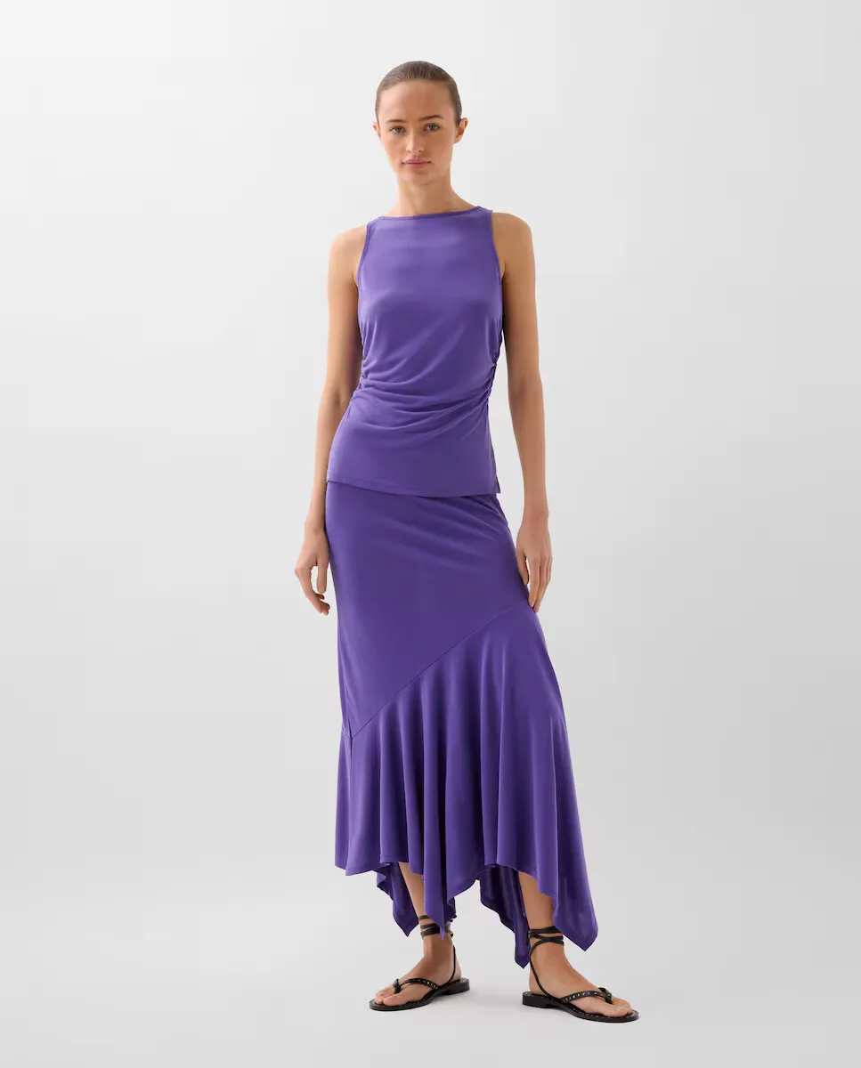 Юбка миди с рюшами Scalpers, пурпурный
Юбка миди с рюшами Scalpers, пурпурный