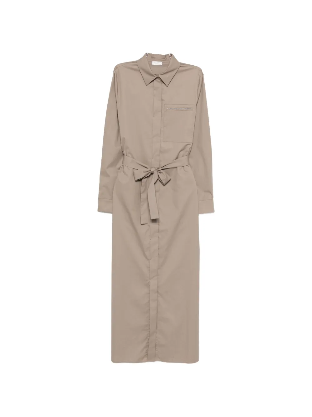 Платье с поясом на талии и карманами Peserico, серый
Платье с поясом на талии и карманами Peserico, серый