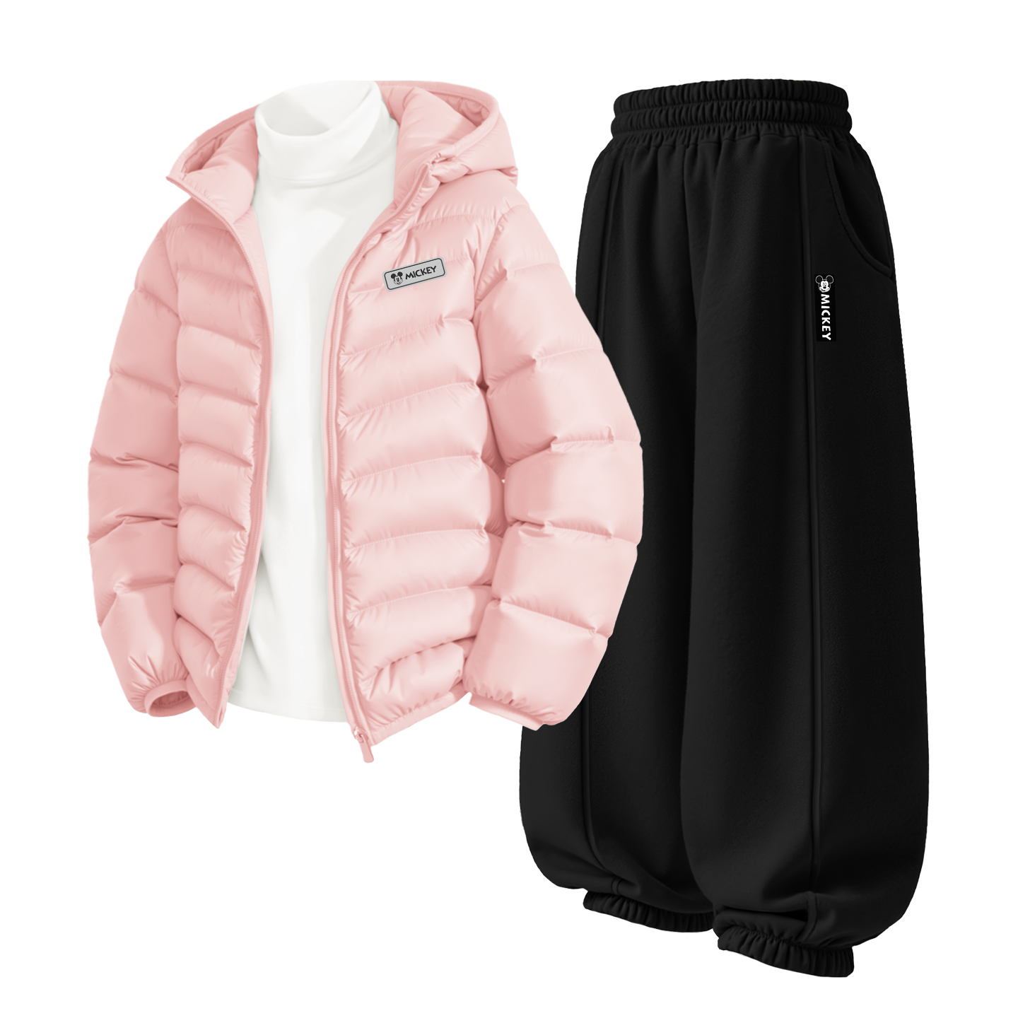 Детская повседневная спортивная одежда Disney, розовый/черный
Детская повседневная спортивная одежда Disney, розовый/черный