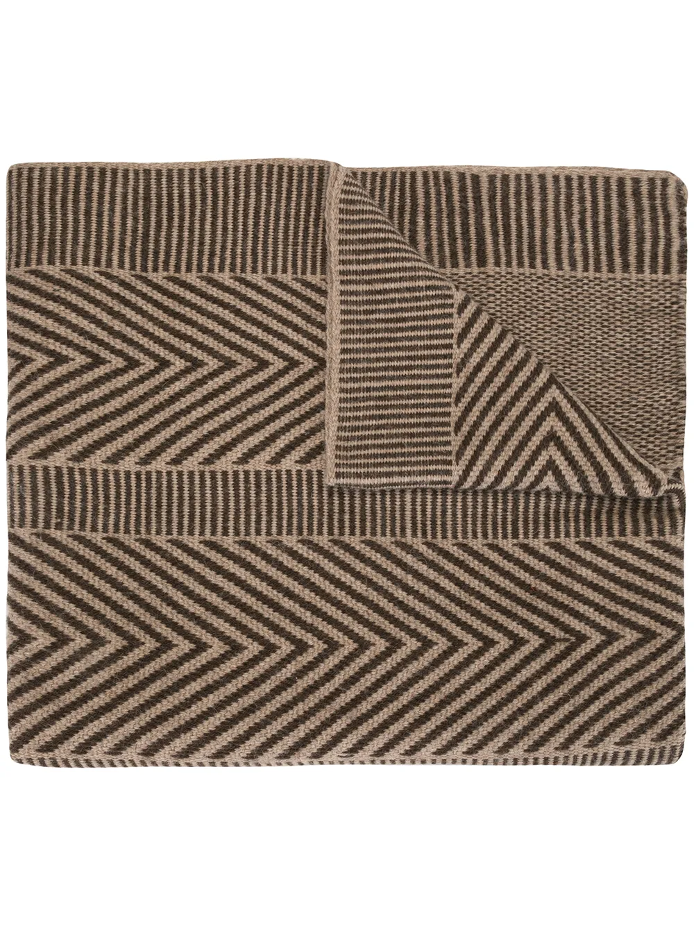 Шарф с узором шеврон VOZ, коричневый
Шарф с узором шеврон VOZ, коричневый