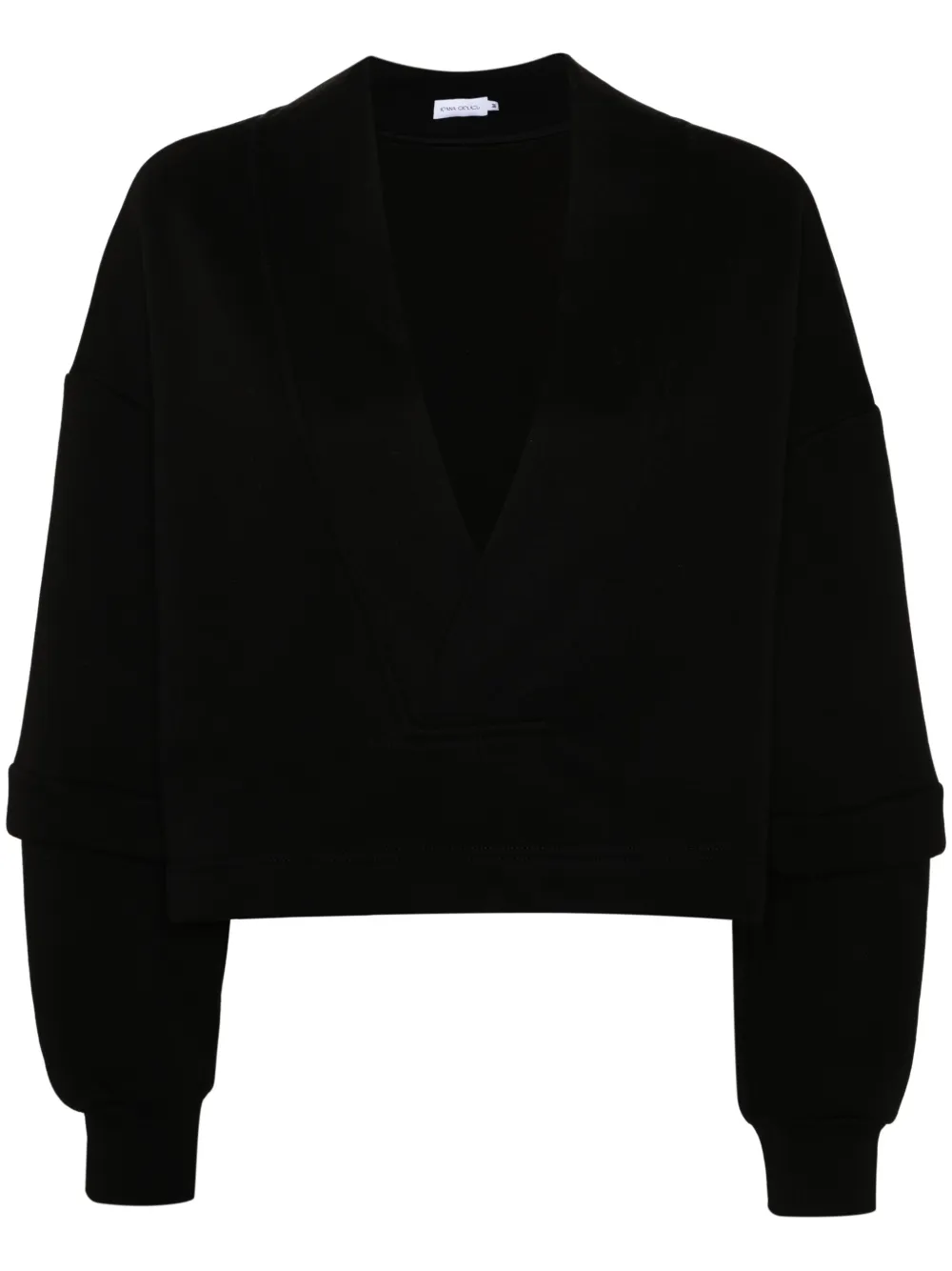 Толстовка с V-образным вырезом Ioana Ciolacu, черный
Толстовка с V-образным вырезом Ioana Ciolacu, черный