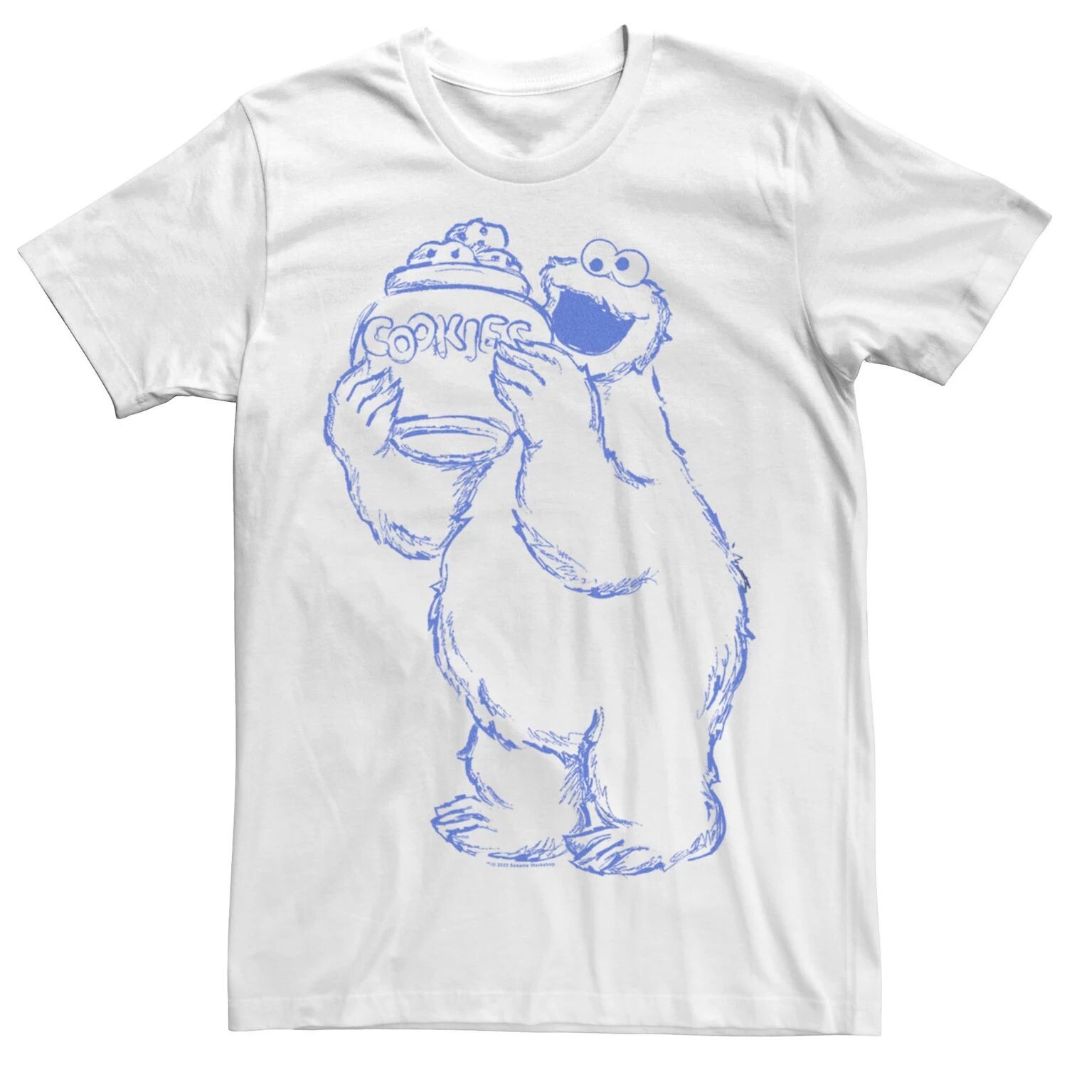 Мужская футболка в банке с печеньем «Улица Сезам» Licensed Character 
Мужская футболка в банке с печеньем «Улица Сезам» Licensed Character