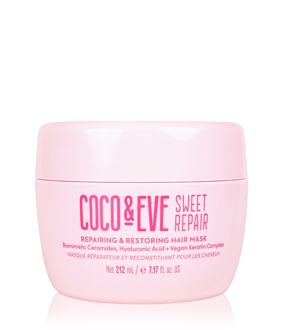 Маска для волос Coco & Eve Sweet Repair Repairing & Restoring Hair Mask, 212 ml
Маска для волос Coco & Eve Sweet Repair Repairing & Restoring Hair Mask, 212 ml