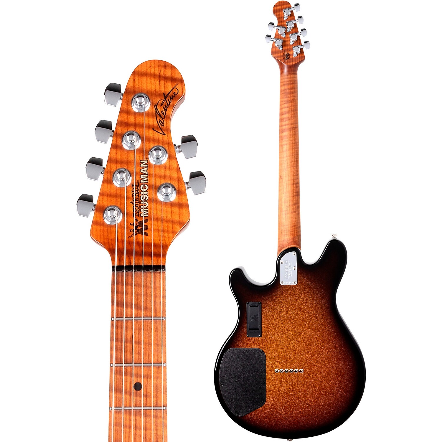 Эрни Болл Music Man Valentine Электрогитара Tobacco Sparkle
Эрни Болл Music Man Valentine Электрогитара Tobacco Sparkle