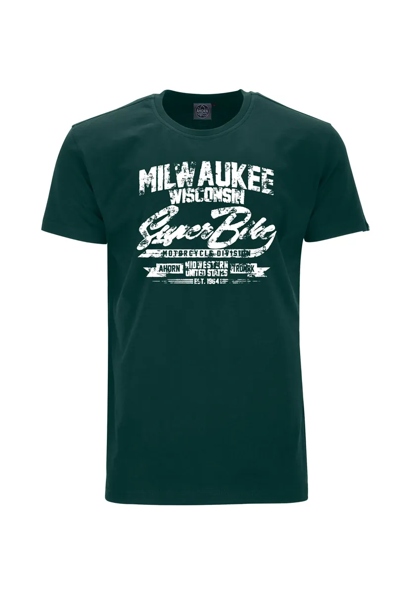 AHORN SPORTSWEAR Футболка "MILWAUKEE" с классной надписью, зеленый
AHORN SPORTSWEAR Футболка "MILWAUKEE" с классной надписью, зеленый