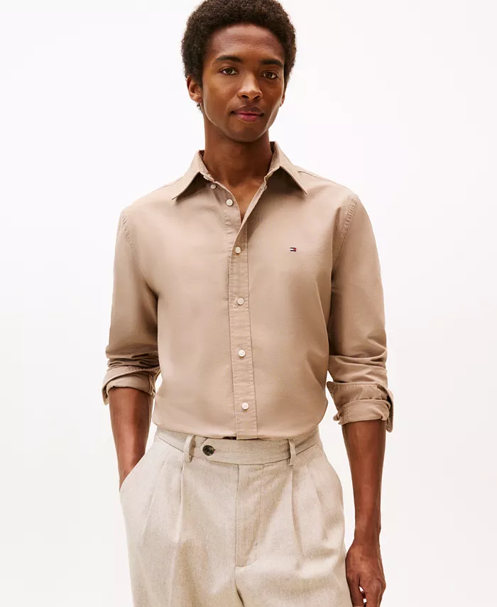 Мужская классическая рубашка Heritage Oxford Tommy Hilfiger, загар/бежевый
Мужская классическая рубашка Heritage Oxford Tommy Hilfiger, загар/бежевый