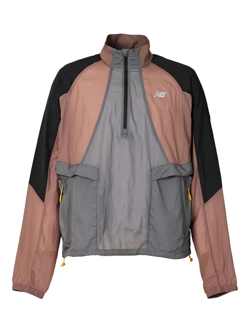 Ветровка с молнией на половину длины в цветных блоках NEW BALANCE, оранжевый
Ветровка с молнией на половину длины в цветных блоках NEW BALANCE, оранжевый
