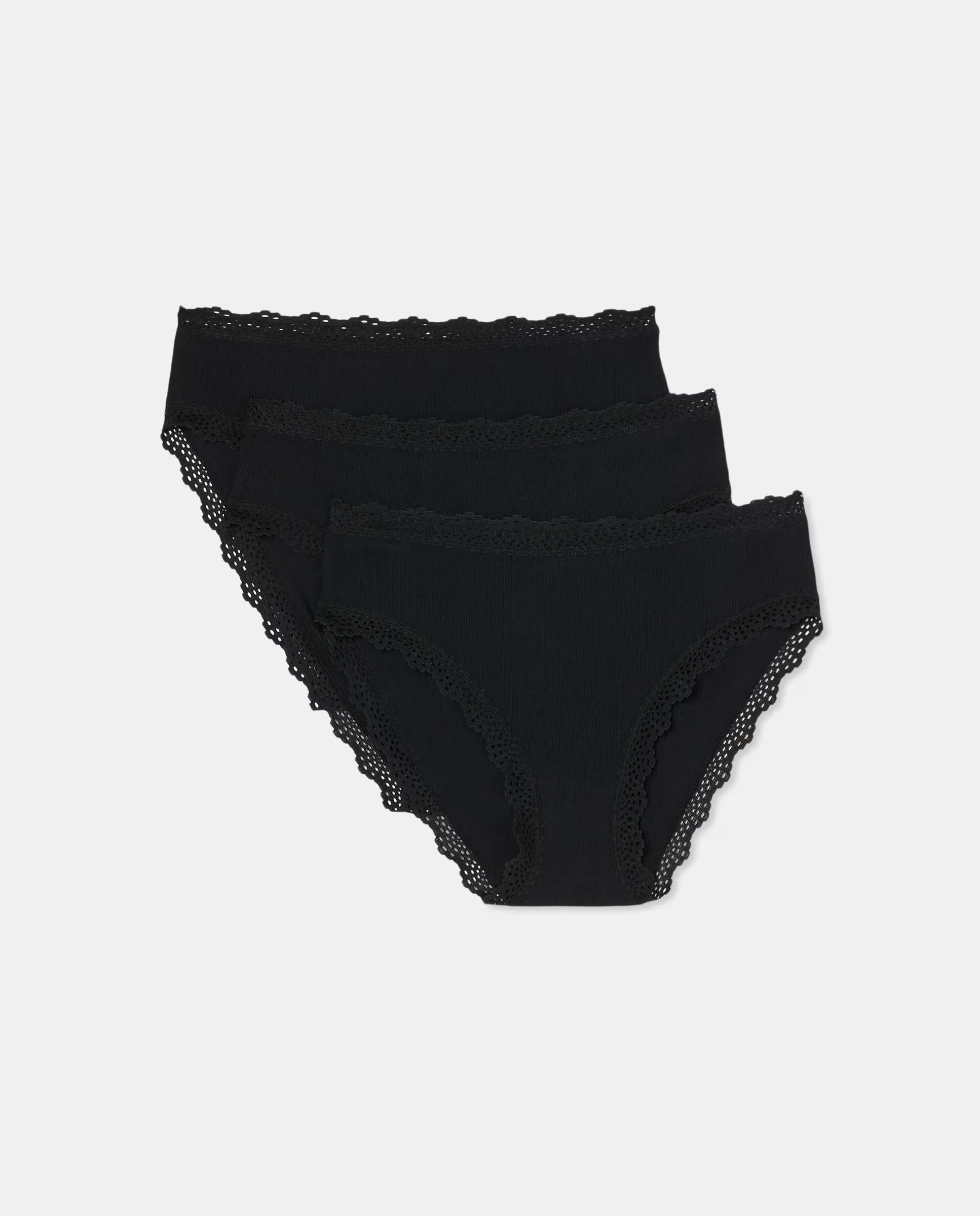 Набор из трех трусиков RIB Énfasis, черный
Набор из трех трусиков RIB Énfasis, черный