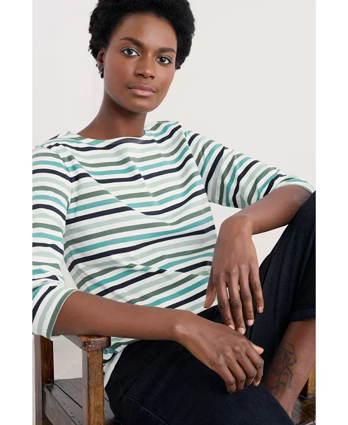 Женский топ Sailor с рукавом три четверти Seasalt Cornwall, зеленый
Женский топ Sailor с рукавом три четверти Seasalt Cornwall, зеленый