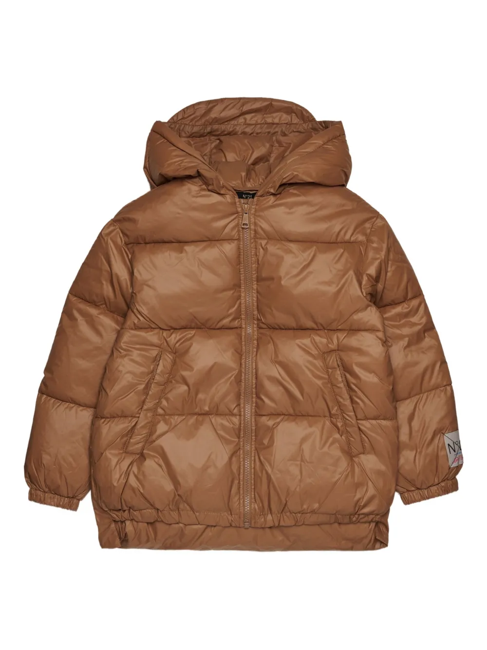 Стеганая куртка с капюшоном Nº21 Kids, коричневый
Стеганая куртка с капюшоном Nº21 Kids, коричневый