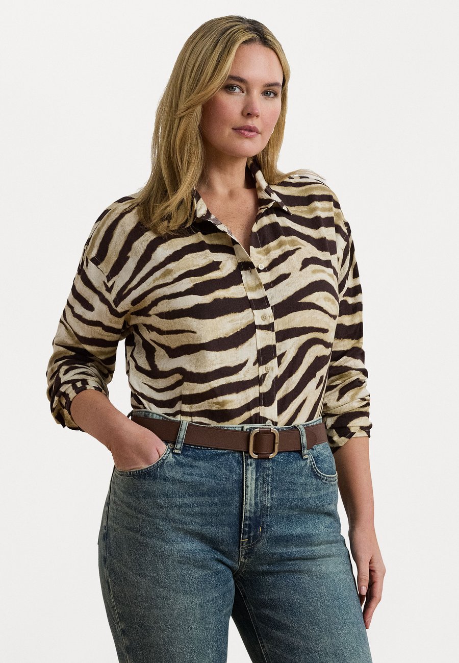 Блуза Lauren Ralph Lauren Woman RELAXED FIT ZEBRA-PRINT LINEN SHIRT, Cream/Brown/Off-White
Блуза Lauren Ralph Lauren Woman RELAXED FIT ZEBRA-PRINT LINEN SHIRT, Cream/Brown/Off-White