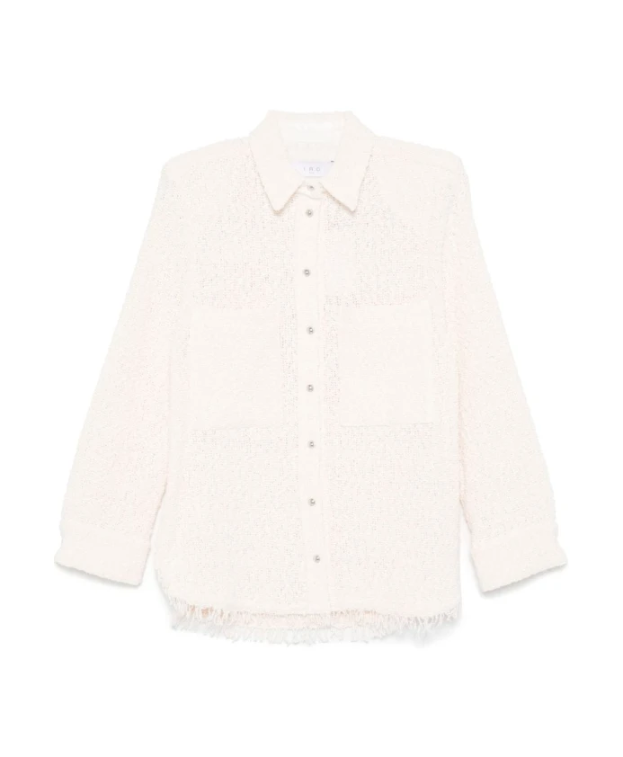 Розовая твидовая рубашка букле Iro, розовый
Розовая твидовая рубашка букле Iro, розовый