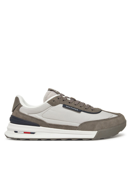 Кроссовки Retro Runner Nylon Mix FM0FM05523 Tommy Hilfiger, бежевый 
Кроссовки Retro Runner Nylon Mix FM0FM05523 Tommy Hilfiger, бежевый