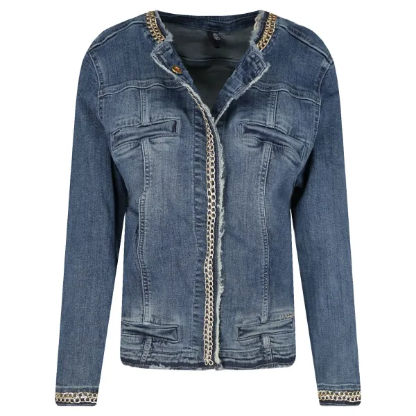 Джинсовая куртка стандартного кроя Liu Jo, синий
Джинсовая куртка стандартного кроя Liu Jo, синий