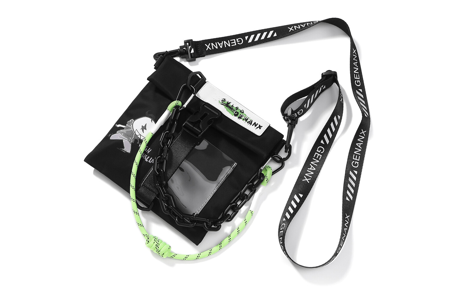 Сумка через плечо унисекс GENANX, Серый
Сумка через плечо унисекс GENANX, Серый